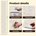 thumbnail image 5 of Pink Peel and Stick Wallpaper Elegant Beige Floral Peonies Arch Motifs Spring Wall Mural 17.7in x 9.8ft Self Adhesive Removable Wall Paper Renter Friendly Wallpaper for Girls Bedroom Nursery, 5 of 8