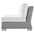 thumbnail image 3 of Lounge Chair, Sunbrella, Rattan, Wicker, Light Grey Gray White, Modern Contemporary Urban Design, Outdoor Patio Balcony Cafe Bistro Garden Furniture Hotel Hospitality, 3 of 9