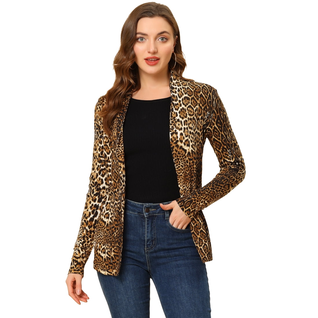 Allegra K Women's Fall Lightweight Long 