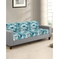 thumbnail image 2 of Rose Flower Sofa Couch Cushion Covers Washable, Removable Stretchable Sectional Couch Covers,Spring Watercolor Aesthetics Graffiti Art Slipcovers for L & T Shape Sofa Furniture Protector S Size 2 pcs, 2 of 7