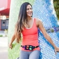 thumbnail image 5 of Spibelt LARGE Pocket Running Belt, No Bounce Exercise Waistpack – Black/Turquoise, 5 of 9