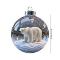 thumbnail image 4 of LmnLft 2026 Playful Animal 3D Glass Ball Decorations,Wildlife Wonders Collection Crystal Glass Ornament,Vivid 3D Animal Christmas Decoration,Clear Plastic Xmas Balls,Christmas Balls Winter Holiday, 4 of 4