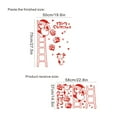 thumbnail image 4 of EUDIDV Xmas Decorative Stickers Merry Christmas Ladder Old Man Scene Removable Wall Sticker Home Decoration Holiday Decals, 4 of 5