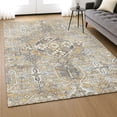 thumbnail image 6 of Addison Rugs Mayfield Premium Machine Washable Traditional Global Gold Rectangle Rug, 10' x 14', 6 of 6