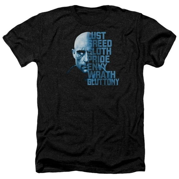 Shazam Movie Evil Sivana Adult Heather T-Shirt Black