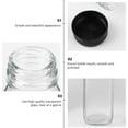 thumbnail image 3 of Estbridge 6 Pcs Glass Juice Bottle Jars with Lids for Fridge Milk Water Bottles Reusable Clear Container, 3 of 6