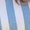 Blue, variant on Womens Sleeveless A-Line Mini Dress In Blue And White Stripes, Round Neck, Zipper Back, Casual Summer Style