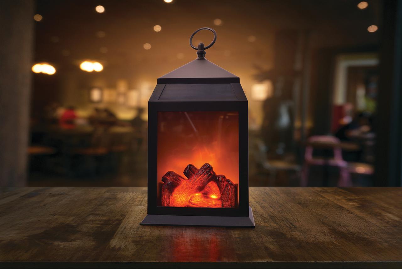Lamps Home Garden Led Fireplace Lantern Led Decorative Portable