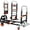 orange, variant on TLGREEN 3 in 1 Heavy Duty Folding Hand Truck, 600lb Capacity, Convertible Adjustable Hand Truck Dolly,Silent Swivel Wheels, Foldable Hand Cart for Moving Households, Shopping Mall, Office, Outdoor
