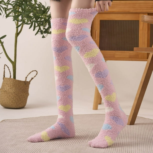 Calcetines cómodos para mujer, regalos de invierno, calcetines de forro polar gruesos, calcetines casuales regulares para mujer