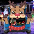 thumbnail image 1 of PEONAVET Door Sticker Christmas Car Trunk Sticker Holiday Party Decoration Paper Wall Sticker Garage Door Sticker, 1 of 7