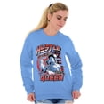 thumbnail image 4 of Street Fighter Chun Li Hustle Queen Women Plus Size Sweatshirt Brisco Brands 4X, 4 of 5