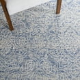 thumbnail image 5 of SAFAVIEH Metro Aditi Medallion Runner Rug, Blue/Ivory, 2'3" x 10', 5 of 10