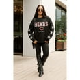 thumbnail image 5 of Women's Gameday Couture  Black Chicago Bears Velocity Relaxed Rhinestone Pullover Sweatshirt, 5 of 6