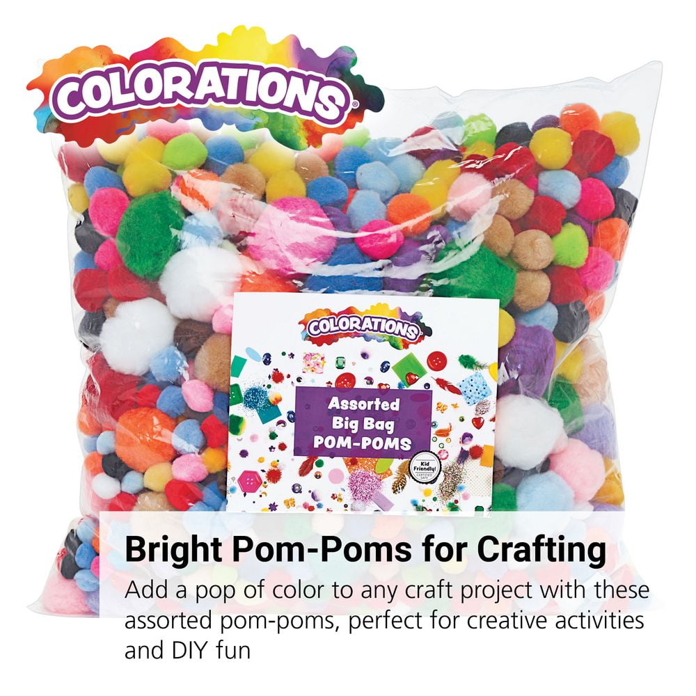 Colorations  Pom-Poms - 1 lb. Value Pack
