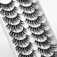 thumbnail image 4 of Pestañas postizas de visón sintético, paquete de 10 pares, pestañas 8D dramáticas, estilo ojo de gato con volumen, paquete múltiple de pestañas de visón, 4 of 4