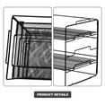 thumbnail image 3 of unbranded Organizador De Documentos Y Revistas En Metal Negro Con Para Orden En, 3 of 8