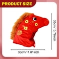 thumbnail image 5 of Sombrero de caballo de peluche, gorro de peluche de animal de dibujos animados para fiestas de máscaras y clubes nocturnos., 5 of 5