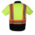 thumbnail image 4 of Hi Vis Polo T-Shirt Short Sleeve High Visibility Reflective Tape Safety Class 2 Men, 4 of 6