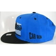 thumbnail image 3 of Carolina 2-Tone Adjustable Cotton Snapback Baseball Cap (Blue/Black), 3 of 4