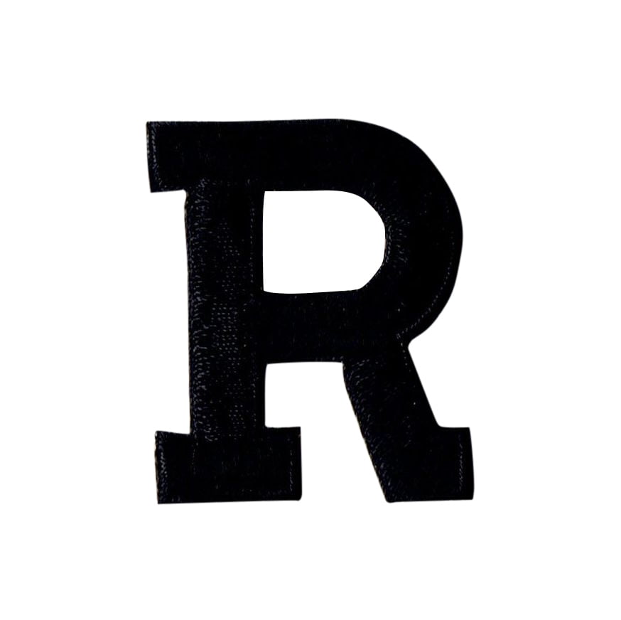 Alphabet Letter R Color Black 2 Block Style Iron On Embroidered Applique Patch Walmart Com Walmart Com Alphabet Letter R Color Black 2 Block Style Iron On Embroidered Applique Patch Walmart Com Walmart Com