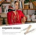 thumbnail image 4 of OULII Rhinestone Spike Embellished Necklace Adjustable for Women 1Set, 4 of 8