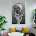 thumbnail image 6 of Art Posters MC Escher-Hand with Reflecting Sphere Black And White Posters Print Photo Art Painting Canvas Poster Home Decorative Bedroom Modern Decor Posters Gifts 12x18inch(30x45cm), 6 of 6