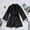 Black, variant on Women's Plus Size Silk Satin Night Robes Wedding Bridal Party Fuzzy Sleeve Kimono Bathrobe Sexy V Neck Comfy Sleepwear with Belt, Gifts on Clearance, S-4XL
