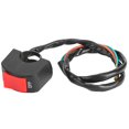 thumbnail image 1 of Interrupteur marche/arrêt pour phare LED de moto 7/8 pouces avec bouton rouge, 1 of 4