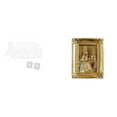 thumbnail image 1 of Tnarru Elegant Resin Glass Photo Frame Card Display Holder for Desktop Tabletop Wall Bedroom Office Farmhouse Poster Picture Frame Decor, 1 of 8