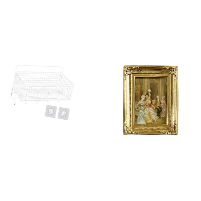 Tnarru Elegant Resin Glass Photo Frame Card Display Holder for Desktop Tabletop Wall Bedroom Office Farmhouse Poster Picture Frame Decor