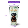 thumbnail image 5 of Rottweiler Rottie Mother Book Lover Living That Dog Mom Life Happy Mother's Day 30oz Stainless Steel Tumbler Insulated Cup with Lid Rottie Dog Lover Gifts Idea - 03004, 5 of 5