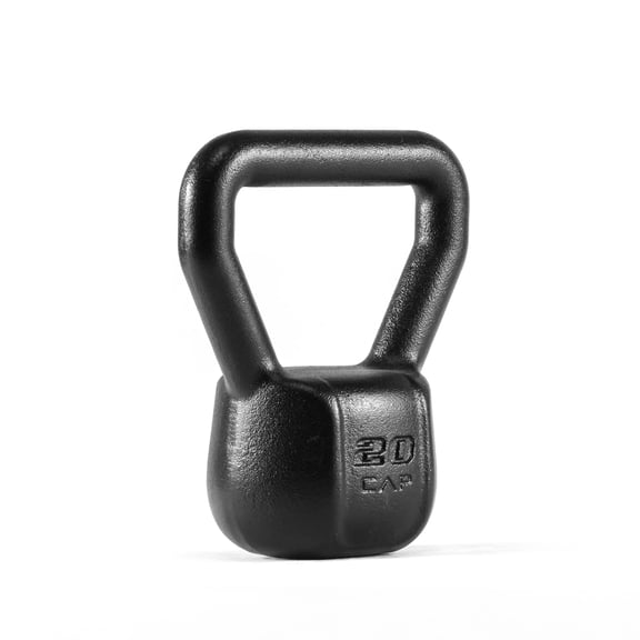 CAP Barbell Cast Iron Kettlebell, Home Gym Strength Training Weight, 20 lb