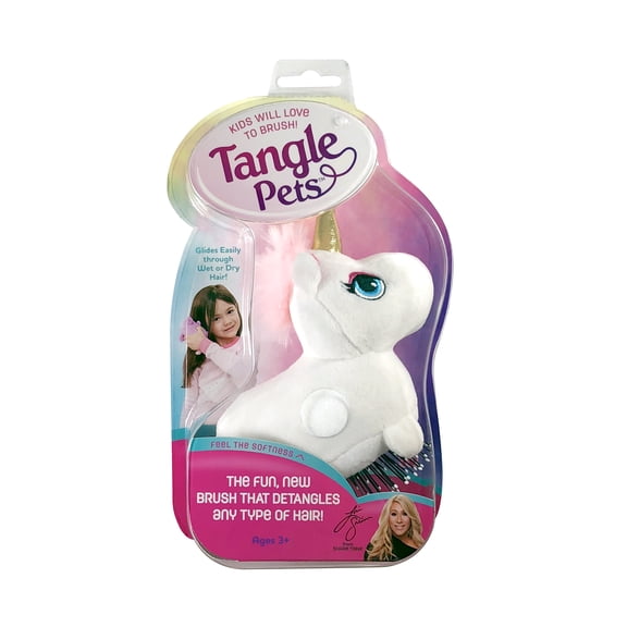 Tangle Pets Brush, Choose Sparkles the Unicorn or Cupcake the Cat