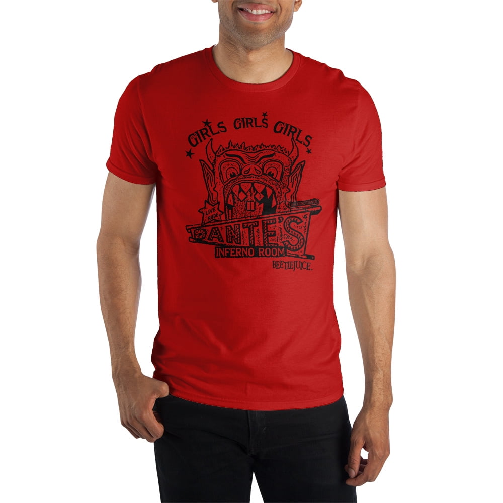 beetlejuice red shirt