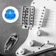 thumbnail image 4 of Uxcell 5Pcs Perillas de Potenciómetro de ABS y Cobre 1/4" Control de Volumen y Tono Sombrero Alto para Instrumentos de Guitarra Mezclador de Audio Amplificador Azul, 4 of 6