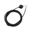 thumbnail image 3 of Cable de polea de fitness para gimnasio en casa, cable de repuesto de acero resistente, accesorio de repuesto para equipo de gimnasio en casa, color negro, 4 m/13,1 pies, 3 of 14