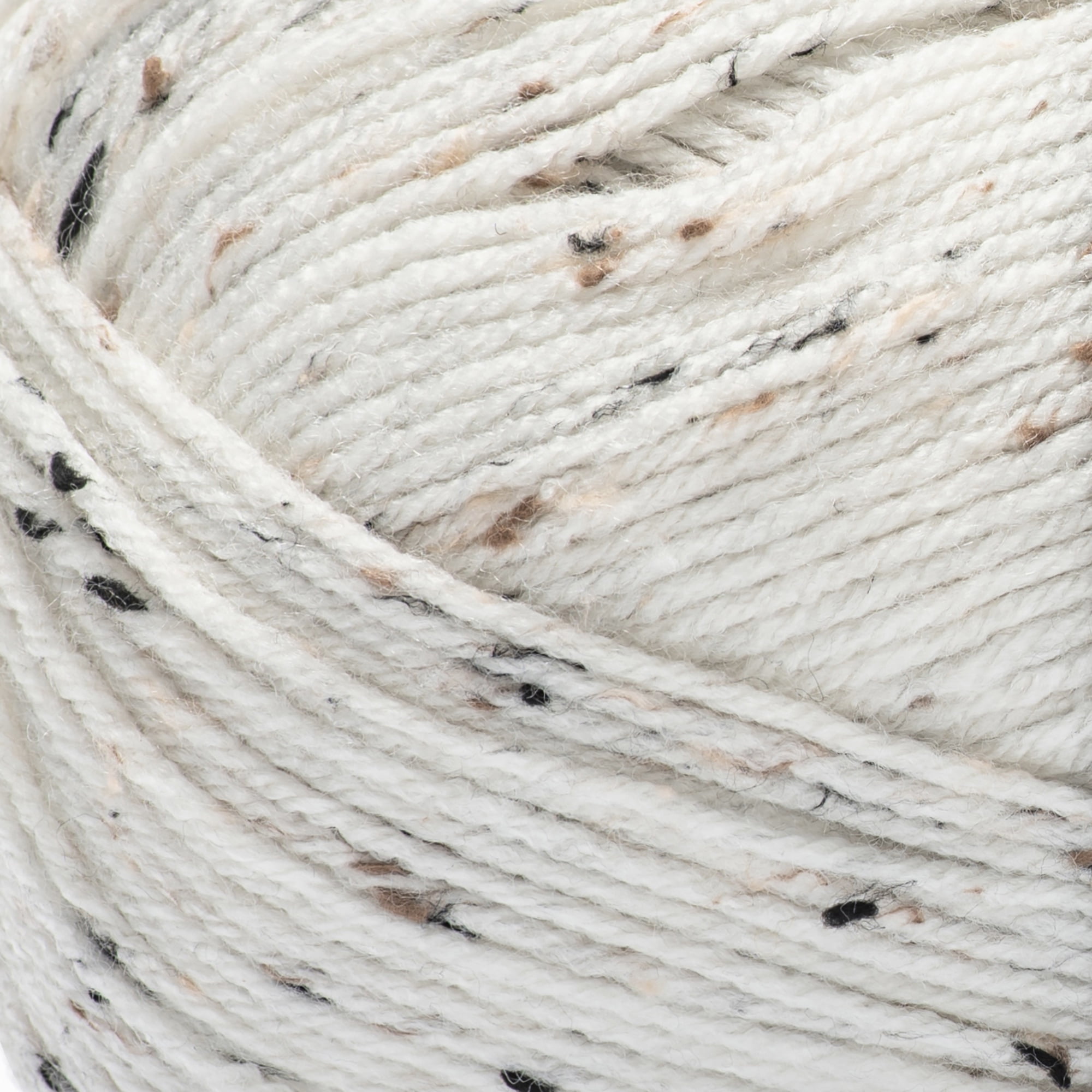 Red Heart® Comfort® #4 Medium Acrylic Yarn, Cream Fleck 12oz/340g 649 Yards (2 Pk)