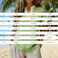 thumbnail image 5 of Womens Linen Tops Solid Color Work Blouses Cute Flowy Tops Linen Clothing For Women Boho Tops For Women Peasant Blouse Summer Blouses For Women Summer Linen Tops Cotton Boho Tops, 5 of 9
