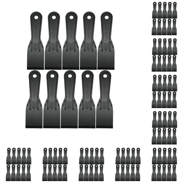 Riwesomey 10 Uds removedores de sellador raspador de papel tapiz espátula de Gel multifuncional acabado mano espátula herramienta pala Kit tipo Tipo 2 10piezas