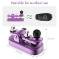 thumbnail image 4 of Putikeeg Morse Code Straight Key Purple, 4 of 5