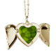 thumbnail image 1 of Soccer Football Sports Verde Collar colgante en forma de melocotón con alas Unbranded M, 1 of 3