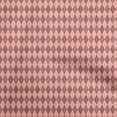 thumbnail image 1 of oneOone Cotton Jersey Medium Pink Fabric Check Argyle Craft Projects Decor Fabric Printed By The Yard 58 Inch Wide, 1 of 4