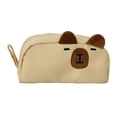 thumbnail image 4 of Cuchilla de lápices bolígrafo bolígrafo resistente bolso de maquillaje multipropósito Organizador de papelería Bolsa de lápiz para la oficina Home, 4 of 8