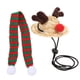 thumbnail image 3 of Disfraz De Dragón Barbudo, Sombrero De Alce De Paja Ajustable Y Bufanda, Ropa De Hámster, Ropa De Dragón Barbudo, Disfraz De Navidad Para Fotos De, 3 of 7