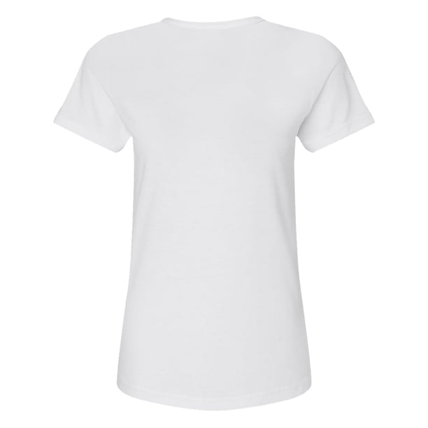 Gildan - Camiseta Softstyle de Medio para Mujer (Rojo)