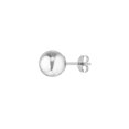 thumbnail image 4 of 14kt White Gold Women's 7mm Ball Stud Earrings With Post and Butterfly Closure, 4 of 4