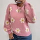 thumbnail image 2 of Gibobby Suéter casual mujer, uéter de cuello alto para mujer, de manga larga, acogedor, cálido, casual, ligero, suave(Rojo,G), 2 of 5