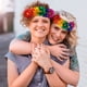 thumbnail image 5 of Deslumbrante corona de girasol Corona boho Diadema de girasol Accesorio para el cabello de flores (arco iris) Banda elástica que se adapta a la mayoría de las cabezas, 5 of 5