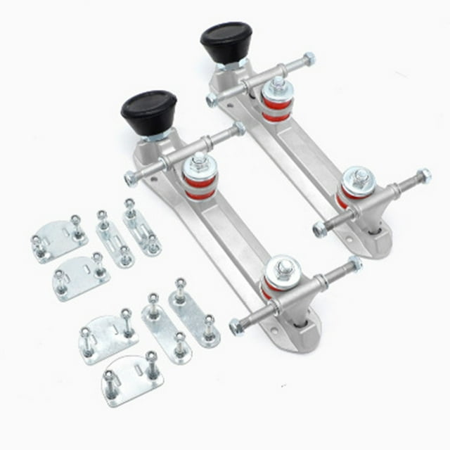 Bgsha 1 Paire de Plaques de Patinage à Roulettes en Alliage d'Aluminium pour Patin à Roulettes Quadruple Camion